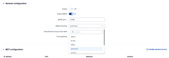 Bacnet BBMD – Mobile interface - Networking Solutions - Teltonika Community