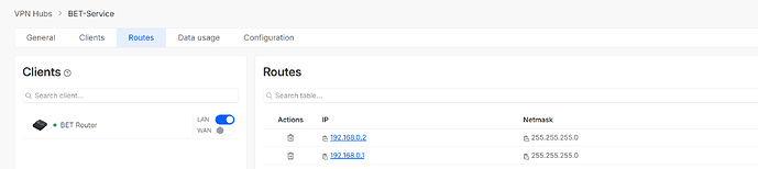 VPN Routes