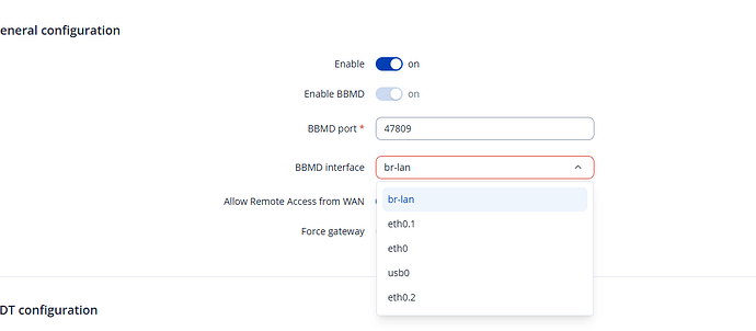 Bacnet BBMD – Mobile interface - Networking Solutions - Teltonika Community
