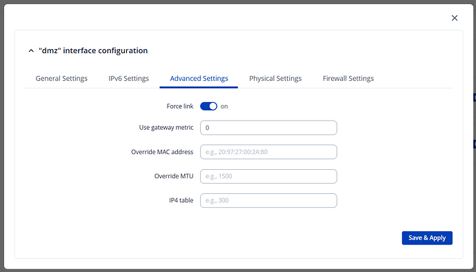 dmz interface 3