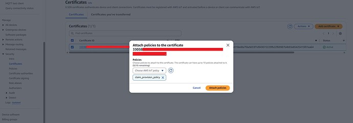 creat claim certificate