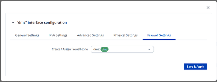 dmz interface 5